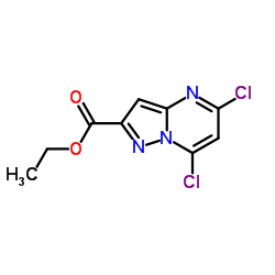 5,7-二氯吡唑并[1,5-a]嘧啶-2-羧酸乙酯结构式