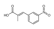 2-methyl-3-(3-nitrophenyl)propenoic acid Structure