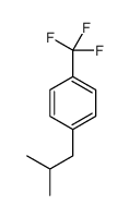 1-(2-methylpropyl)-4-(trifluoromethyl)benzene结构式