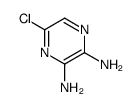 2,3-二氨基-5-氯吡嗪结构式