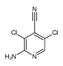 2-Amino-3,5-dichloroisonicotinonitrile structure
