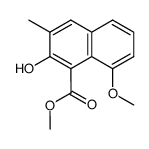 methyl 2-hydroxy-8-methoxy-3-methyl-1-naphthoate Structure