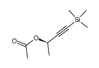 (R)-3-acetoxy-1-(trimethylsilyl)-1-butyne结构式