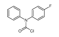 N-(4-fluorophenyl)-N-phenylcarbamoyl chloride结构式