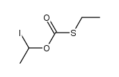S-ethyl O-(1-iodoethyl) thiocarbonate Structure