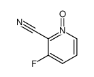 2-cyano-3-fluoropyridine 1-oxide Structure