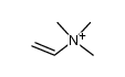 Trimethylvinylammonium(1+)结构式