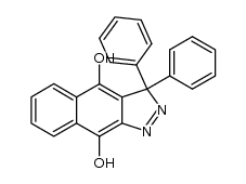 3,3-diphenyl-3H-benzo[f]indazole-4,9-diol Structure