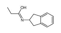 N-(2,3-dihydro-1H-inden-2-yl)propanamide结构式