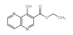 Ethyl 4-hydroxy-[1,5]naphthyridine-3-carboxylate Structure