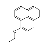 (E)-1-ethoxy-1-(1'-naphthyl)propene结构式