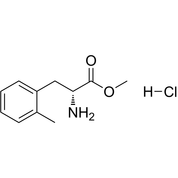 Methyl (R)-2-amino-3-(o-tolyl)propanoate hydrochloride结构式
