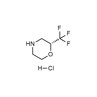 (R)-2-(Trifluoromethyl)morpholine hydrochloride Structure