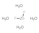 四水合氟化锌结构式