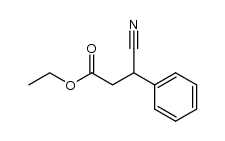 3-cyano-3-phenylpropanoic acid ethyl ester结构式