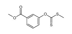 O-3-(methoxycarbonyl)phenyl S-methyl dithiocarbonate结构式