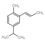 4-异丙基-2-丙烯基甲苯结构式