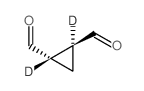 (1S,2S)-1,2-二氘代环丙烷-1,2-二甲醛结构式