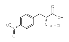 4-硝基-D-苯丙氨酸盐酸盐结构式