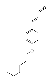 3-(4-hexoxyphenyl)prop-2-enal结构式