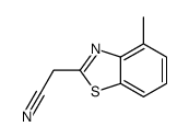 2-(4-甲基苯并[d]噻唑-2-基)乙腈结构式