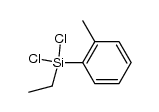 (dichloro)(ethyl)(2-methylphenyl)silane结构式