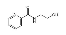 N-(2-羟基乙基)-2-吡啶甲酰胺结构式