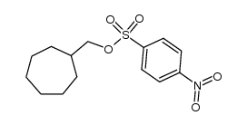 cycloheptylmethyl p-nitrobenzenesulfonate Structure