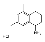 5.7-二甲基-四氢萘基-1-胺盐酸盐结构式