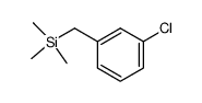 [(3-chlorophenyl)methyl]trimethylsilane结构式