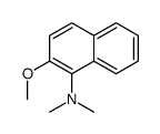 2-methoxy-N,N-dimethylnaphthalen-1-amine结构式