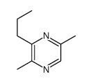 3,6-二甲基-2-丙基吡嗪结构式