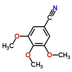 3,4,5-三甲氧基苯甲腈结构式
