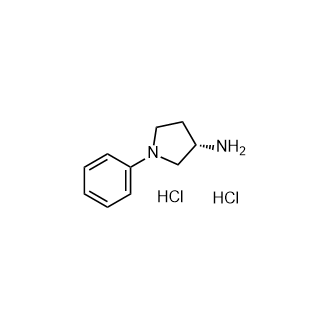 (S)-1-苯基吡咯烷-3-胺盐酸盐结构式