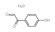4-HYDROXYPHENYLGLYOXAL HYDRATE structure