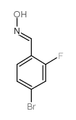 4-bromo-2-fluorobenzaldoxime structure
