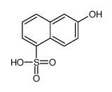 6-hydroxy-1-naphthalenesulfonic acid结构式