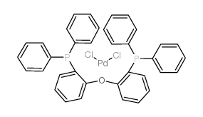 双(二苯基膦苯基醚)二氯化钯(II)结构式