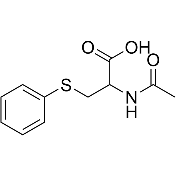 DL-苯巯基尿酸结构式