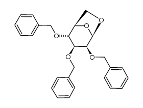 1,6-anhydro-2,3,4-tri-O-benzyl-β-D-mannopyranose结构式