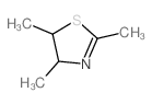 Thiazole,4,5-dihydro-2,4,5-trimethyl-, (4R,5S)-rel- Structure