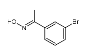 1-(3-bromophenyl)ethanone oxime结构式