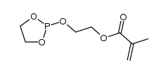 Ethylenedioxy-2-(methacryloyloxy)ethoxyphosphine结构式