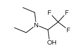 1-(diethylamino)-2,2,2-trifluoroethanol结构式