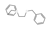 2-benzylsulfanylethylsulfanylmethylbenzene结构式