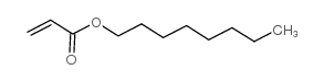 丙烯酸辛酯结构式