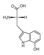 7-Hydroxy-L-tryptophan结构式