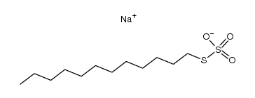 n-dodecyl thiosulfate, sodium结构式