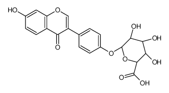 Daidzein 4’-β-D-Glucuronide structure