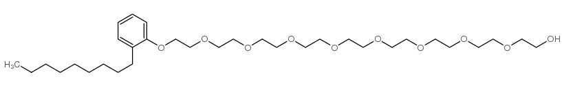 26-(nonylphenoxy)-3,6,9,12,15,18,21,24-octaoxahexacosan-1-ol Structure